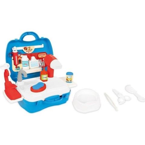 Pilsan Çantalı Oyuncak Veteriner Seti 21 Parça