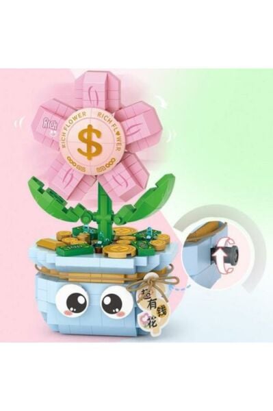 Saksıda Blok Parçalı Çiçeker 350 Parça