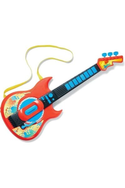 Elektrikli Müzik Gitar Oyuncak Oyun Seti Işıklı ve Sesli Erkek Kız Çocuklar İçin