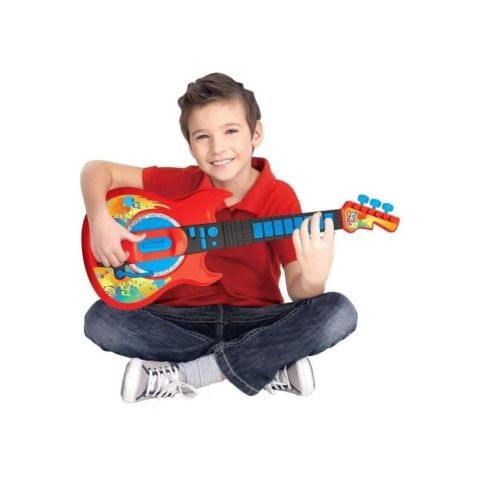 Elektrikli Müzik Gitar Oyuncak Oyun Seti Işıklı ve Sesli Erkek Kız Çocuklar İçin