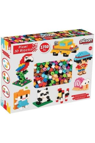 Pixel 3d Bloklar 1750 Parça