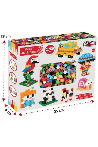 Pixel 3d Bloklar 1750 Parça
