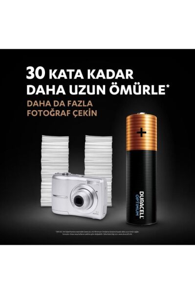 Duracell Optimum Aa Alkalin Kalem Pil, 1,5 V Lr6/mn1500, 4’lü Paket