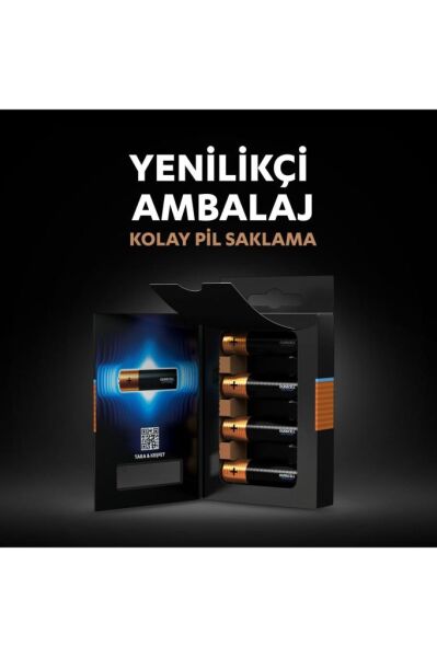 Duracell Optimum Aa Alkalin Kalem Pil, 1,5 V Lr6/mn1500, 4’lü Paket
