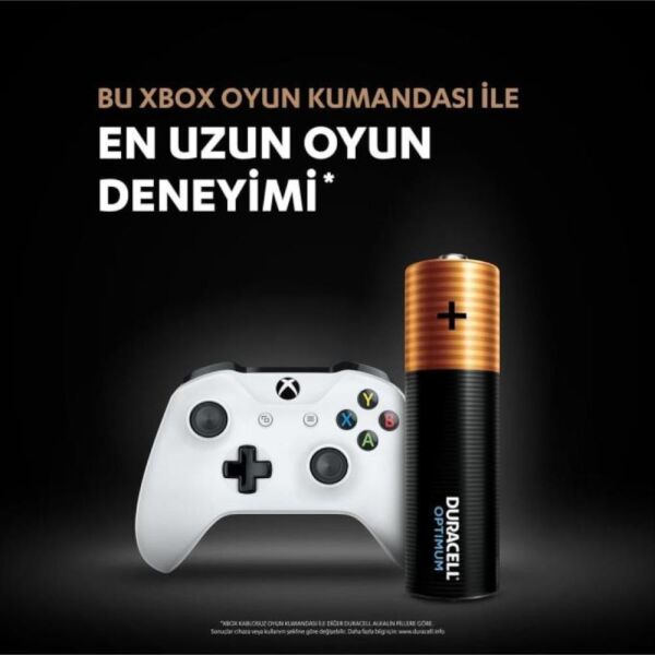 Duracell Optimum Aa Alkalin Kalem Pil, 1,5 V Lr6/mn1500, 4’lü Paket