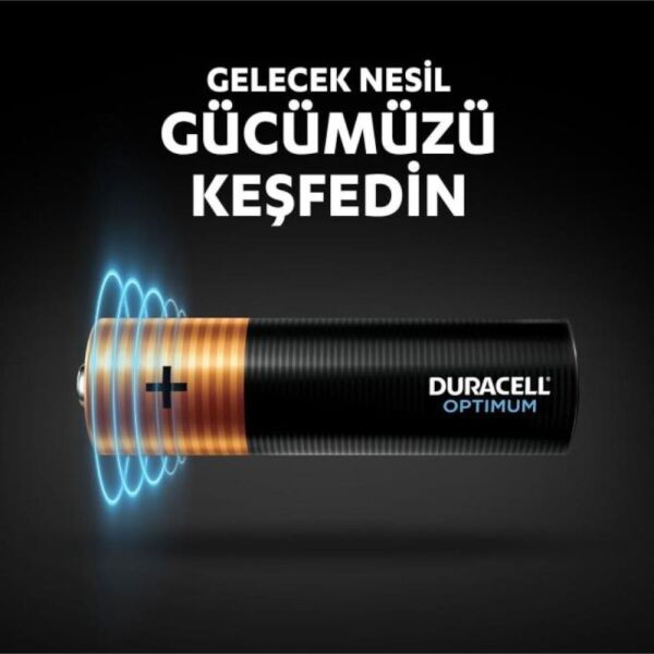 Duracell Optimum Aa Alkalin Kalem Pil, 1,5 V Lr6/mn1500, 4’lü Paket