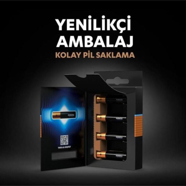 Duracell Optimum Aaa Alkalin Ince Kalem Pil, 1,5 V Lr03/mn2400, 4’lü Paket