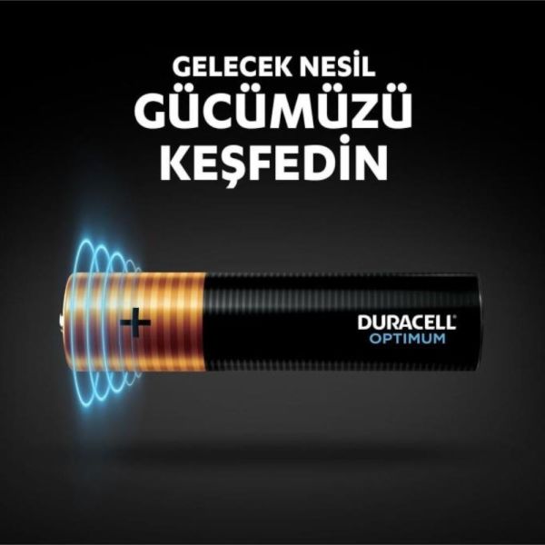 Duracell Optimum Aaa Alkalin Ince Kalem Pil, 1,5 V Lr03/mn2400, 4’lü Paket