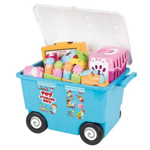 Pilsan Oyuncak Sandığı Mavi 06 044