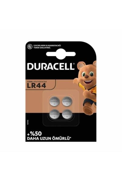 Duracell Düğme Pil Lr44 4'lü 1.5 Volt