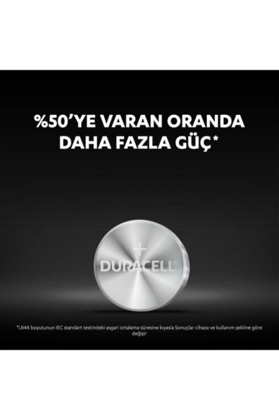 Duracell Düğme Pil Lr44 4'lü 1.5 Volt