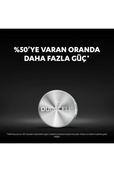 Duracell Düğme Pil Lr44 4'lü 1.5 Volt