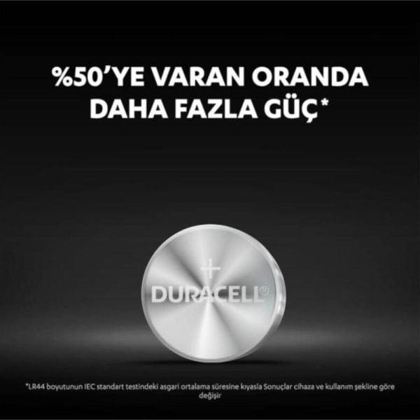 Duracell Düğme Pil Lr44 4'lü 1.5 Volt