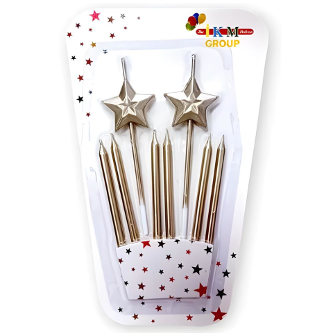 2'li Çubuk Yıldız Mum