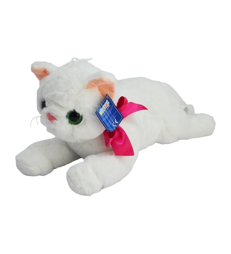Halley Oyuncak Yatan Peluş Kedi 40 Cm 62931