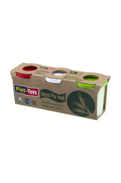 Play Toys Naturel 3lü Oyun Hamuru