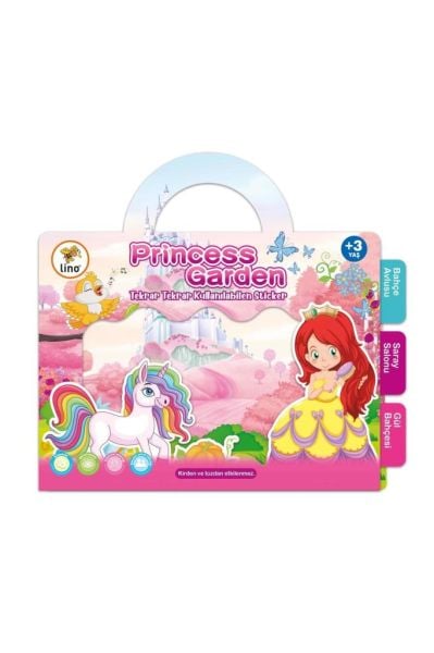 LİNO TEKRAR TEKRAR KULLANILABİLEN STICKER PRINCESS GARDEN