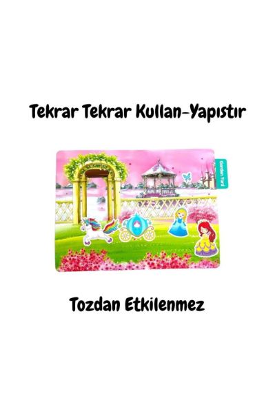 LİNO TEKRAR TEKRAR KULLANILABİLEN STICKER PRINCESS GARDEN