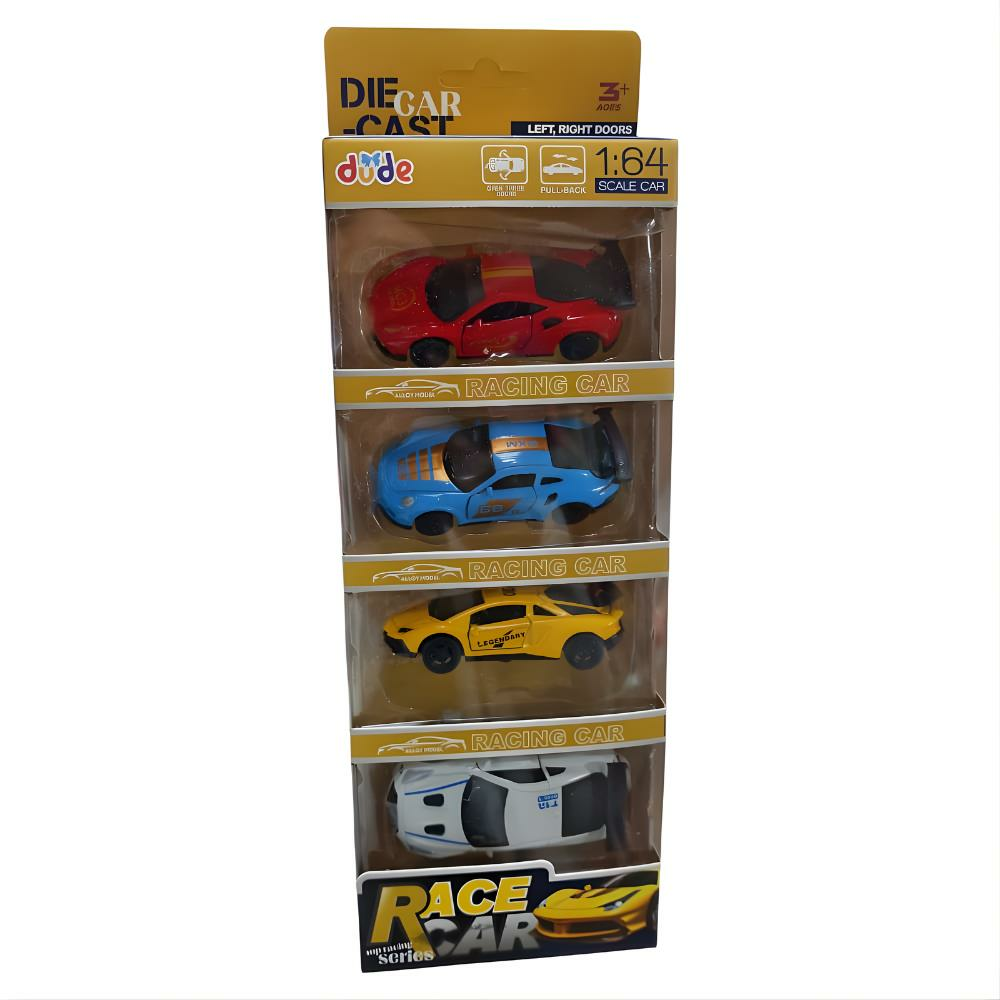 1:64 Çek Bırak Yarış Arabası Metal Display