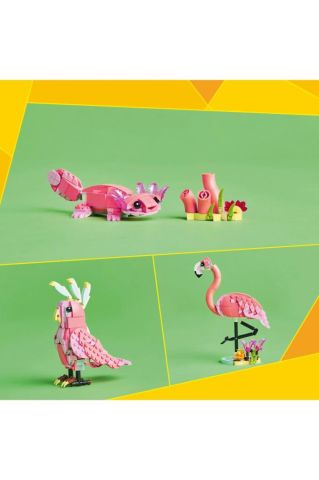 LEGO ® Creator 3’ü 1 Arada Vahşi Hayvanlar: Pembe Flamingo 31170 - 8+ Oyuncak Yapım Seti (288 Parça)