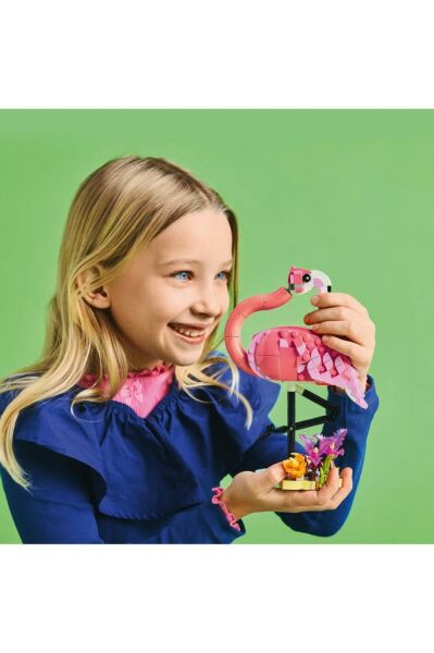 LEGO ® Creator 3’ü 1 Arada Vahşi Hayvanlar: Pembe Flamingo 31170 - 8+ Oyuncak Yapım Seti (288 Parça)