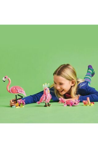 LEGO ® Creator 3’ü 1 Arada Vahşi Hayvanlar: Pembe Flamingo 31170 - 8+ Oyuncak Yapım Seti (288 Parça)