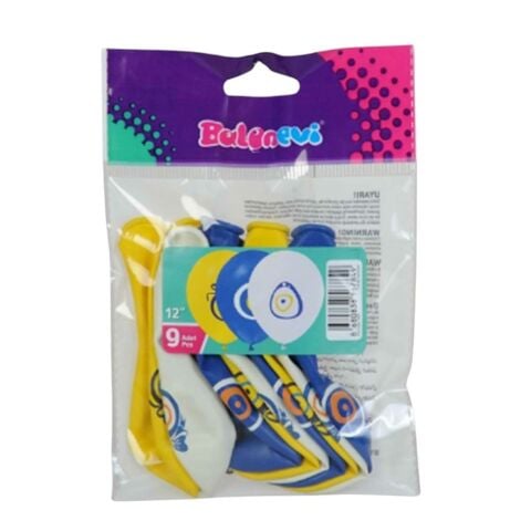 Nazar Boncuğu Bask. Karış. 12 '' Balon 9'lu