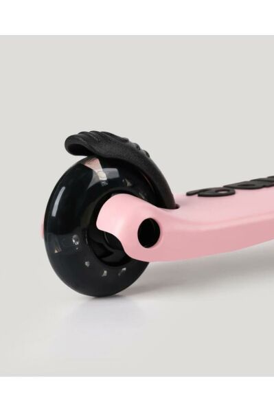 Let's Ride Two Işıklı Katlanabilir 3 Tekerlekli Scooter Pembe