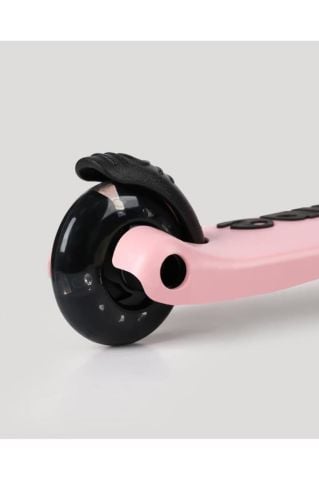 LC Let's Ride Two Işıklı Katlanabilir 3 Tekerlekli Scooter Pembe