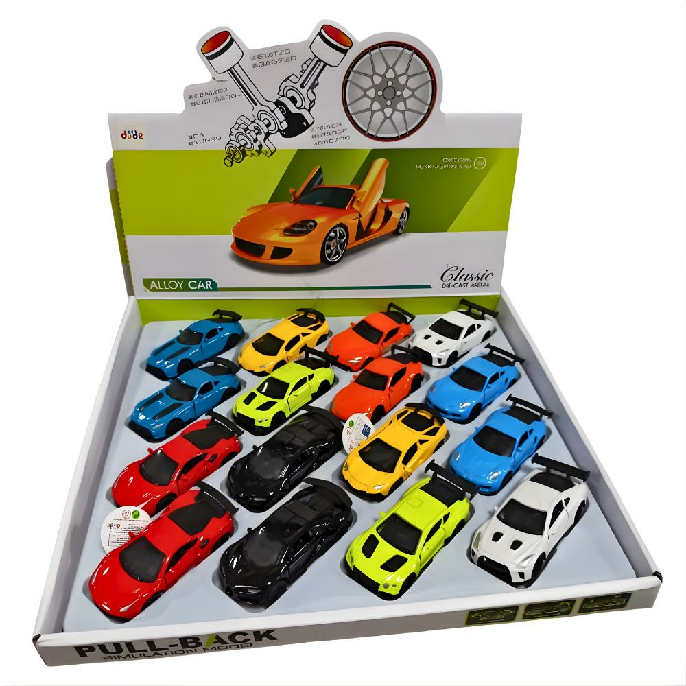 1:64 Çek Bırak Yarış Arabası Metal