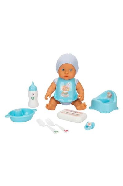 Bebelou Bakım Zamanı Sesli Gülen Ağlayan Bebek 32 cm