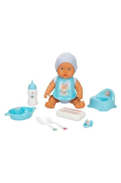 Bebelou Bakım Zamanı Sesli Gülen Ağlayan Bebek 32 cm