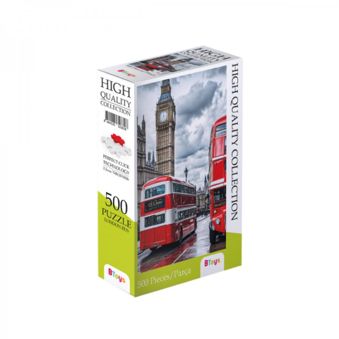 Londra Otobüsü - 500 Parça Puzzle