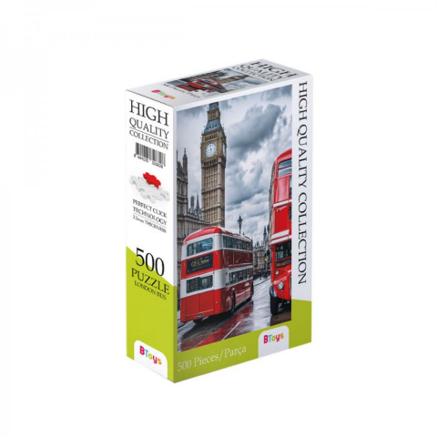 Londra Otobüsü - 500 Parça Puzzle