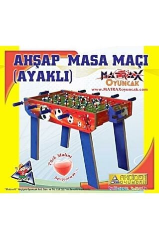 Langırt Ahşap Ayaklı Masa Maçı