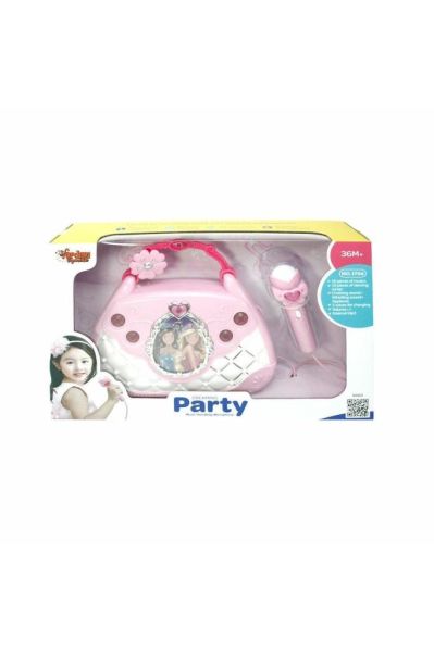 Mikrofonlu Mp3 Çalar Parti Müzikleri El Çantası