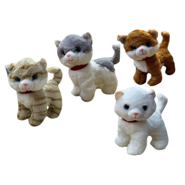 Peluş Miyavlayan Ayakta Kedi 96