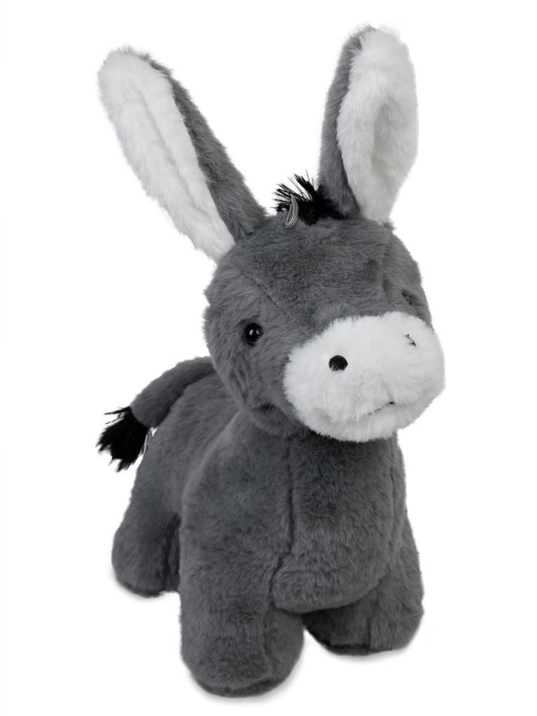 Peluş Eşek 30 cm Gri