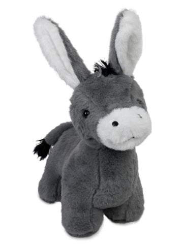 Peluş Eşek 30 cm Gri