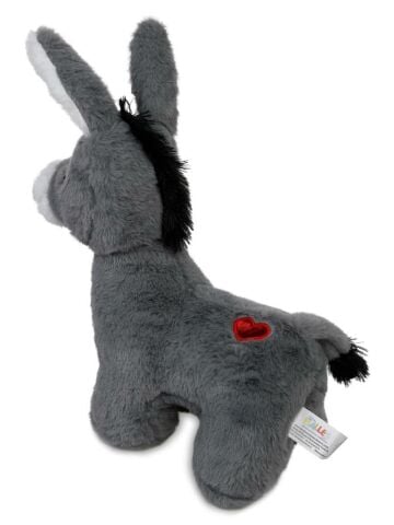 Peluş Eşek 30 cm Gri