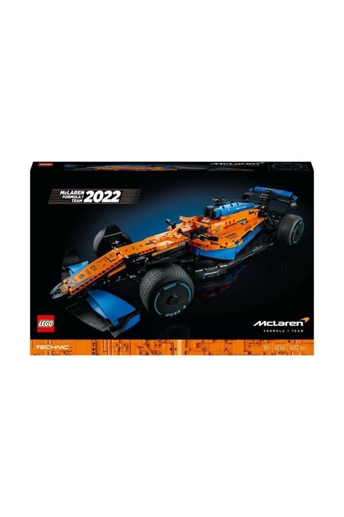 LEGO 42141 Technic - Mclaren Formula 1 Yarış Arabası, 1432 Parça +18 Yaş