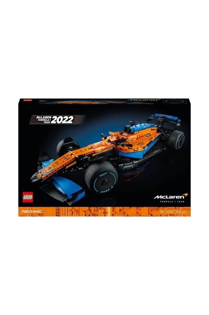 LEGO 42141 Technic - Mclaren Formula 1 Yarış Arabası, 1432 Parça +18 Yaş