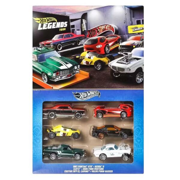Hot Wheels Efsane Temalı Çoklu Arabalar 6