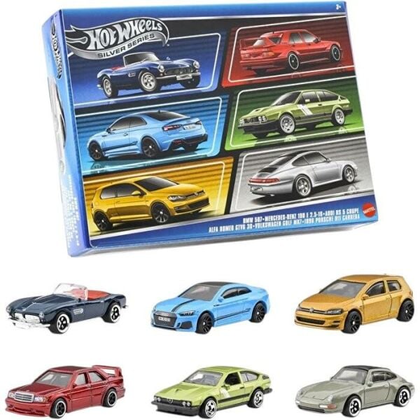 Hot Wheels Silver Serisi Euro Style Araba Seti 6