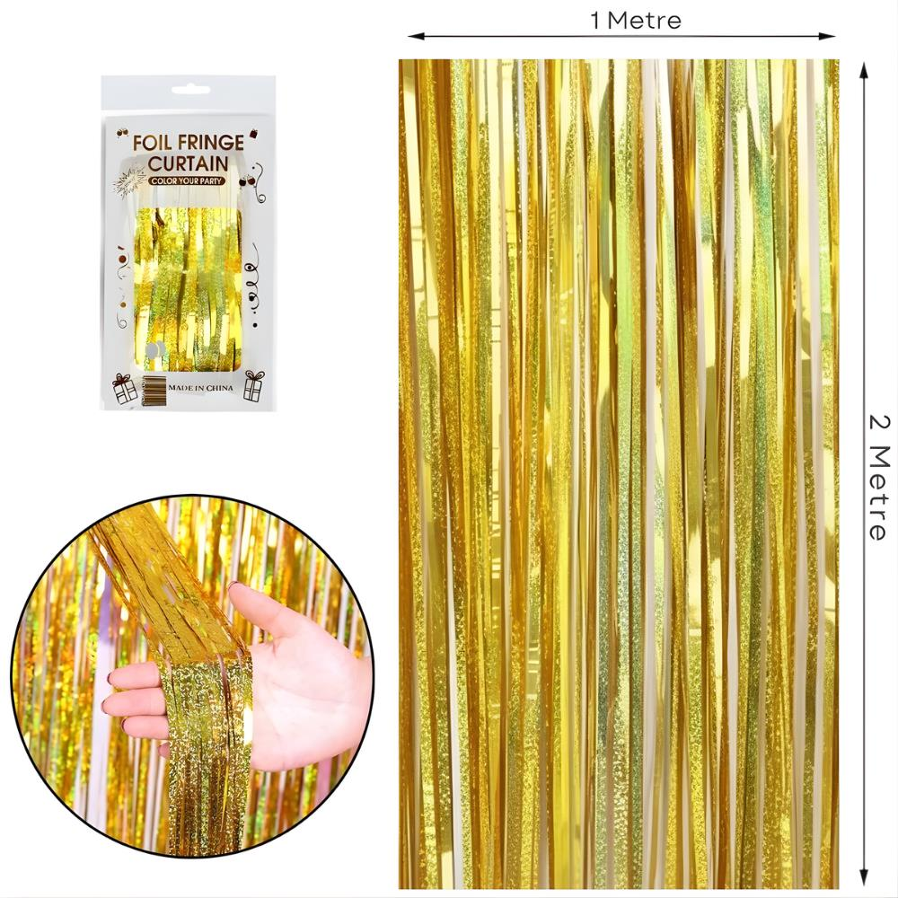 İthal Metalize Hologram Perde