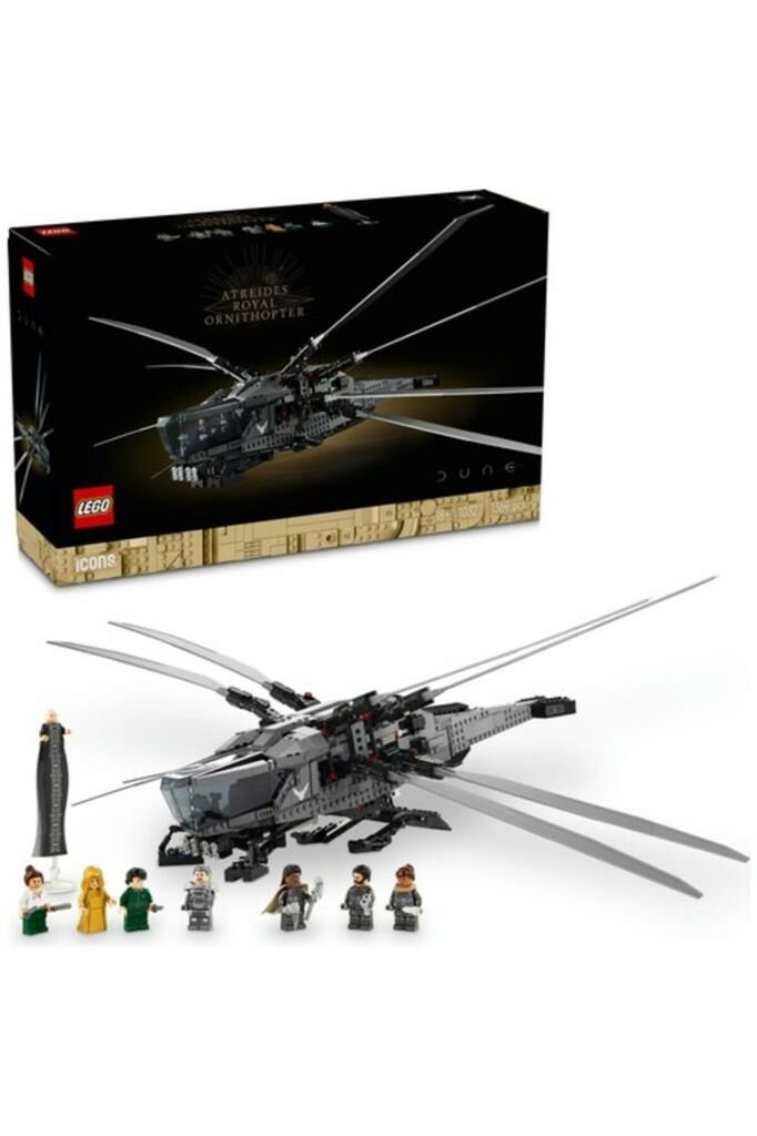 LEGO ® Icons Dune: Çöl Gezegeni Atreides Royal Ornithopter - 10327 Yetişkinler için Set (1369 Parça)