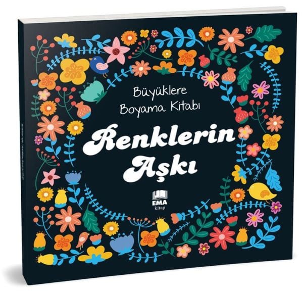 Büyüklere Boyama Kitabı Renklerin Aşkı