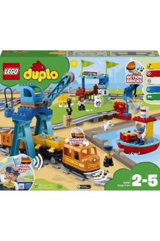 LEGO ® DUPLO® Kargo Treni 10875 - Çocuklar için Oyuncak Yapım Seti (105 Parça)