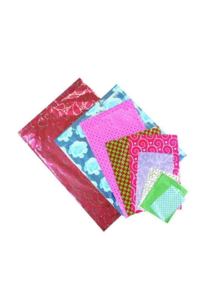 Metalize Hediye Paketi Bantlı 35x50 Cm 100 Adet