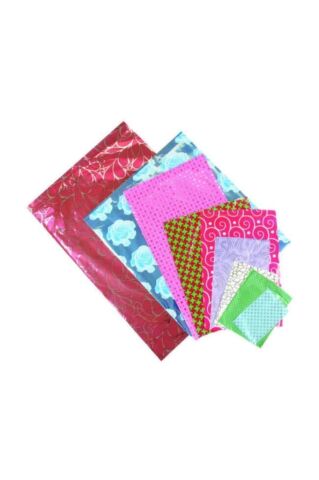 Metalize Hediye Paketi Bantlı 35x50 Cm 100 Adet